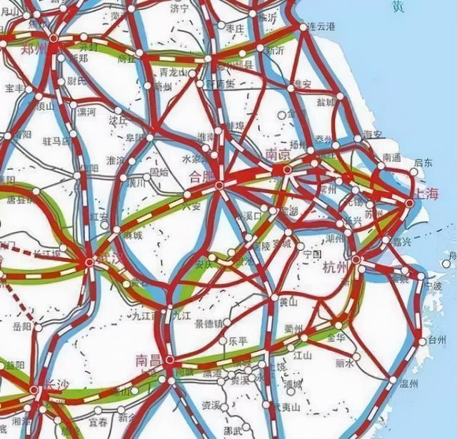 国家高铁网规划图 2020图片